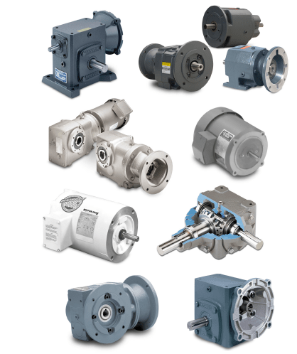Reductores de velocidad, motorreductores colineales y a 90&ordm;, sinf&iacute;n-corona y de engranes helicoidales.